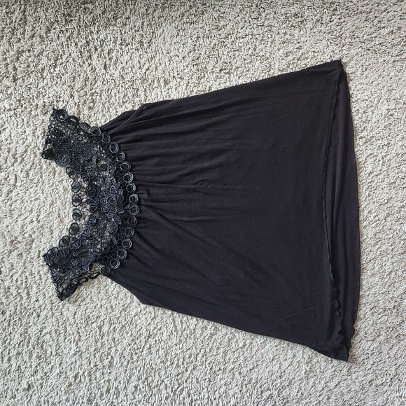 Express Extra Small Black Gold Blouse Shirt Stretch Top Stud Simply Irresistible - Picture 9 of 14